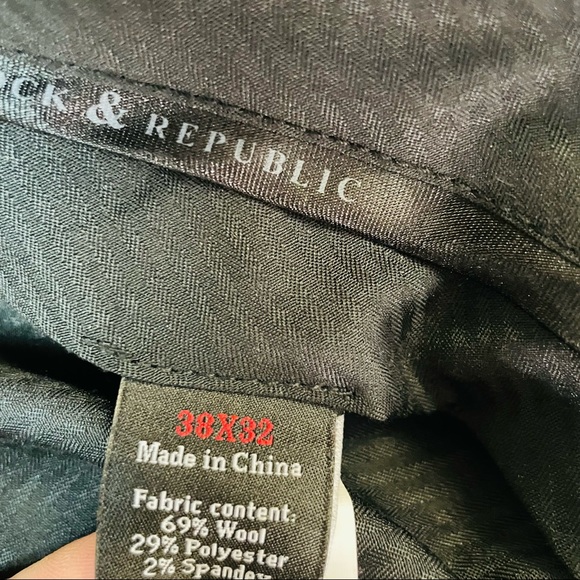 ROCK REPUBLIC  dress pants size 38x32 black - Picture 9 of 9